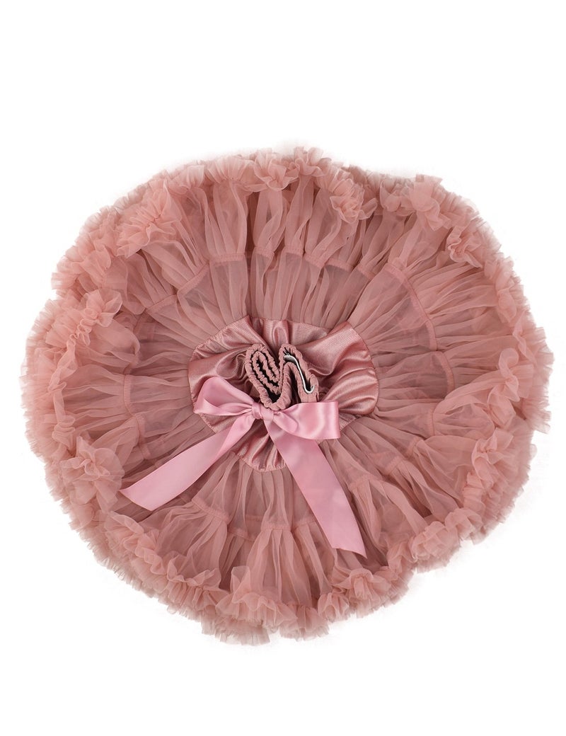 Tutu.kk Baby Girls Tutu Skirt Princess Fluffy Soft Chiffon Ballet Birthday Party Pettiskirt Beansand XS - Image 2
